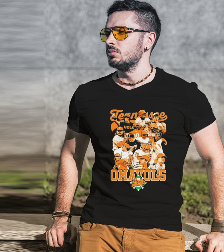 Tennessee Omavols Vols Baseball Team Players T-Shirt
