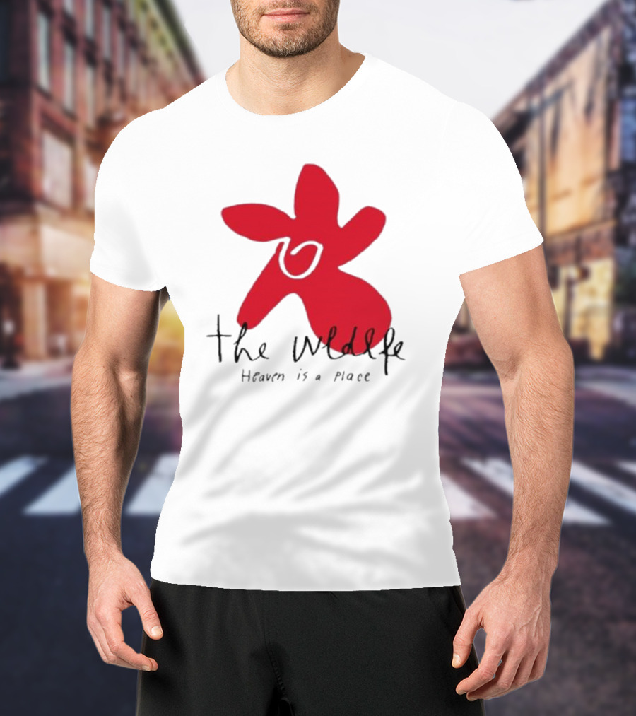 The Wldlfe Heaven Is A Place Red Flower T-Shirt