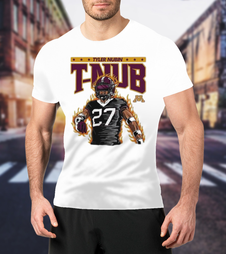 Ncaa Football Tyler Nubin T-Nub Defensive Back 27 Youth T-Shirt