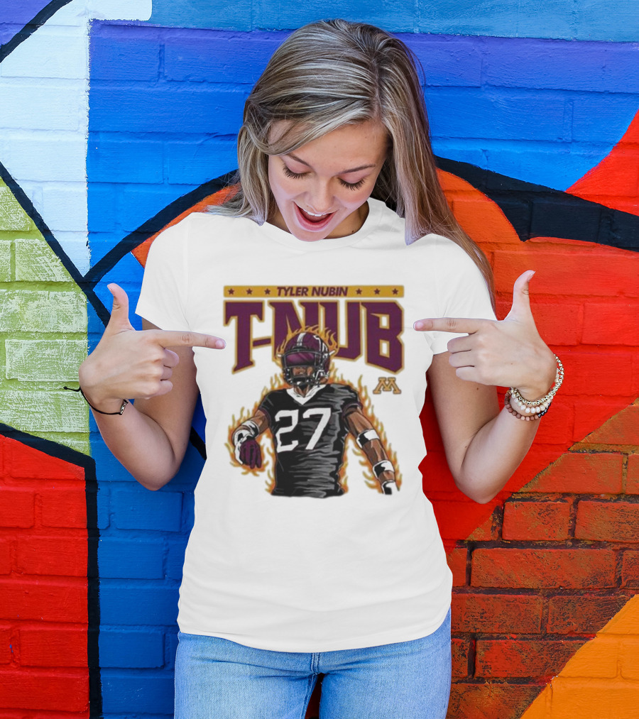 Ncaa Football Tyler Nubin T-Nub Defensive Back 27 Youth T-Shirt