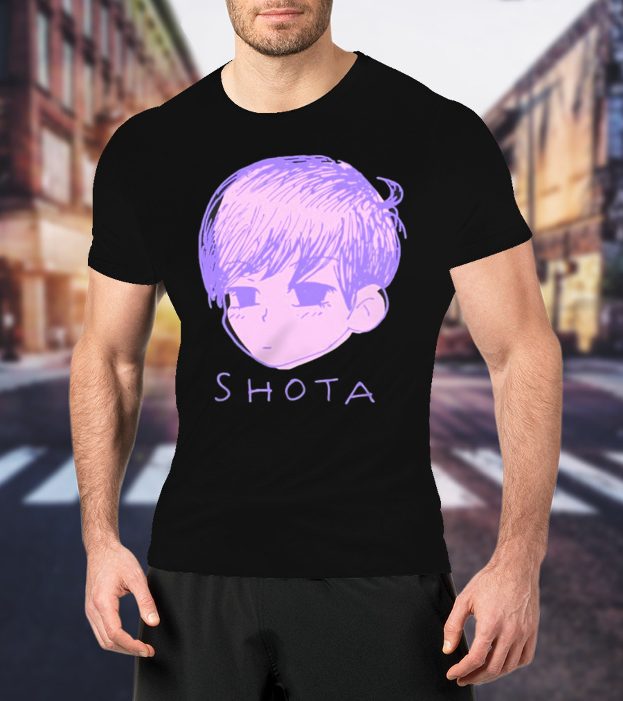 Kitsune Heroes Omo Cat Shota Anime Character Face Drawing T-Shirt