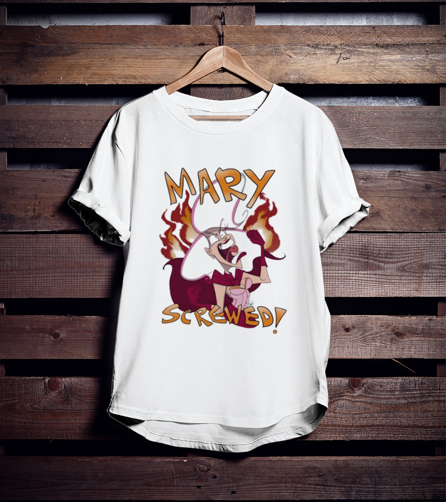 Mortal Kombat Mary Screwed Angry Fire T-Shirt