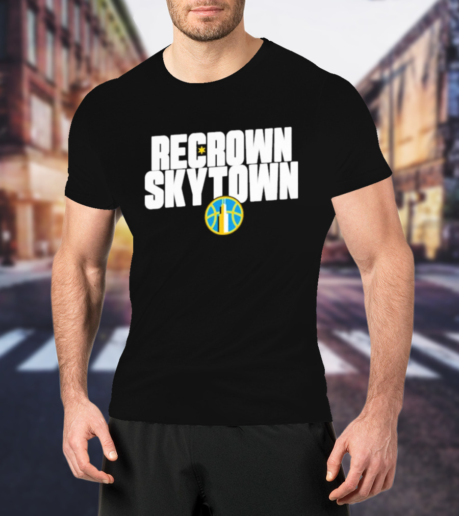 Recrown Skytown Basketball Skyline Star T-Shirt