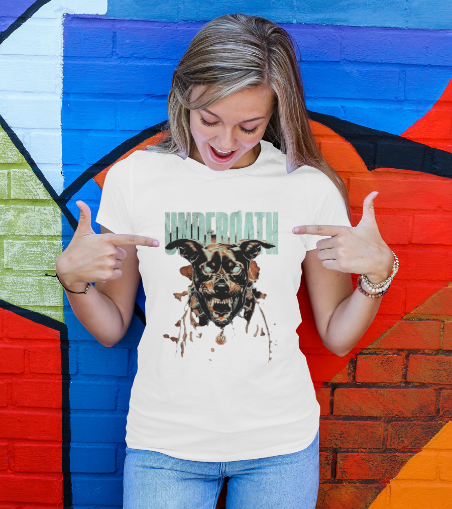 Underoath Emo’s Not Dead Horror Dog Fierce Canine T-Shirt