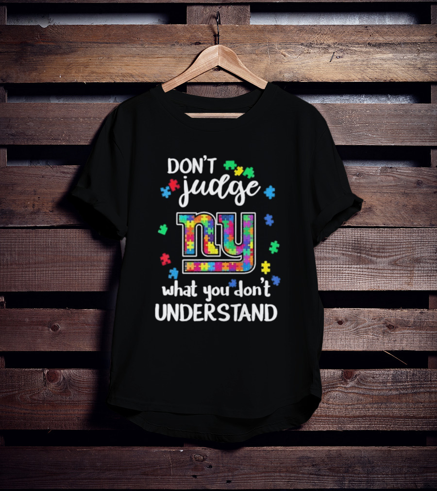 Don’t Judge What You Don’t Understand NY Puzzle Autism T-Shirt