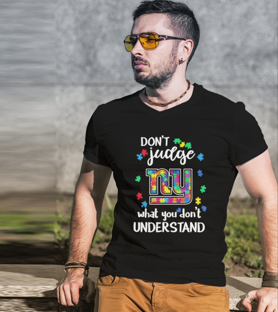 Don’t Judge What You Don’t Understand NY Puzzle Autism T-Shirt
