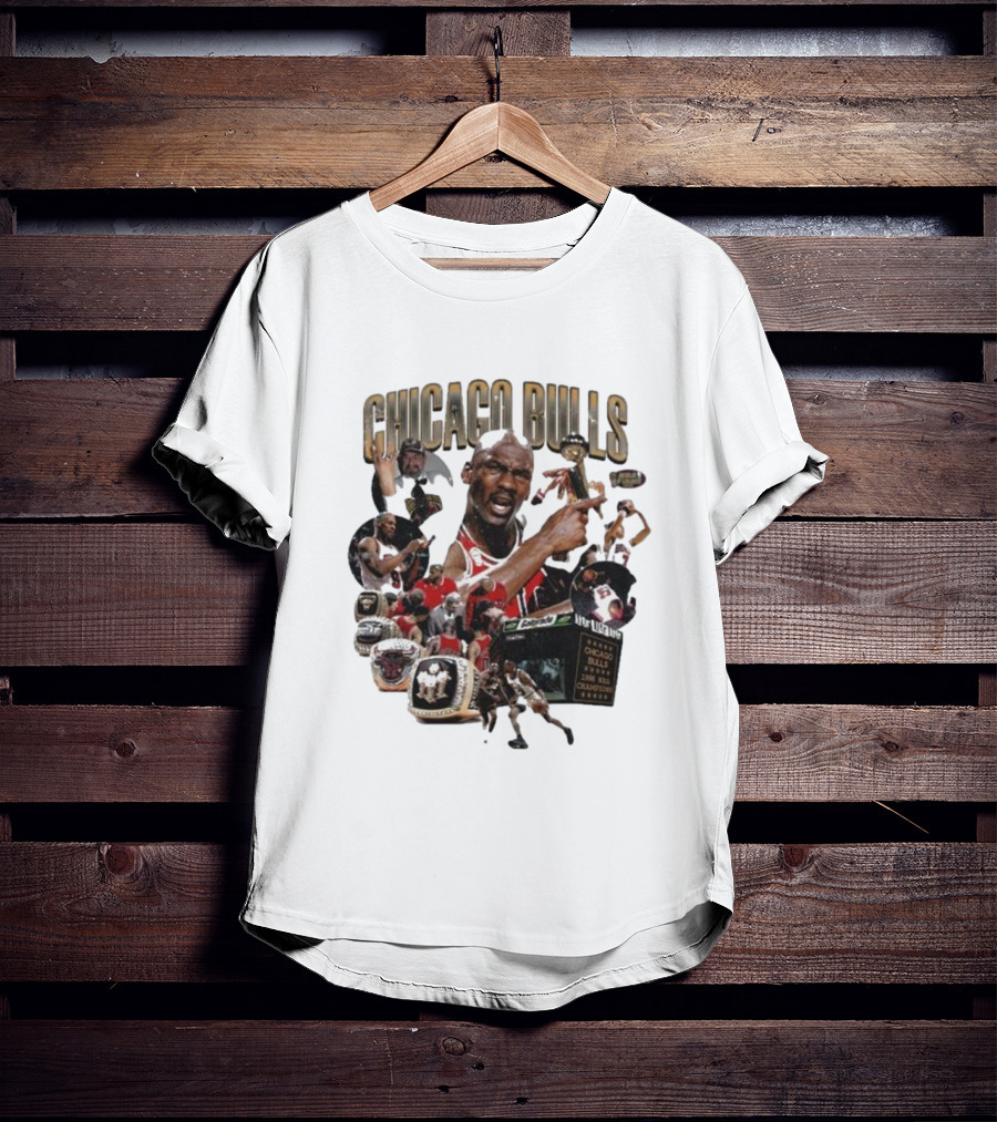 Chicago Bulls NBA Legends And Victory Celebrations T-Shirt