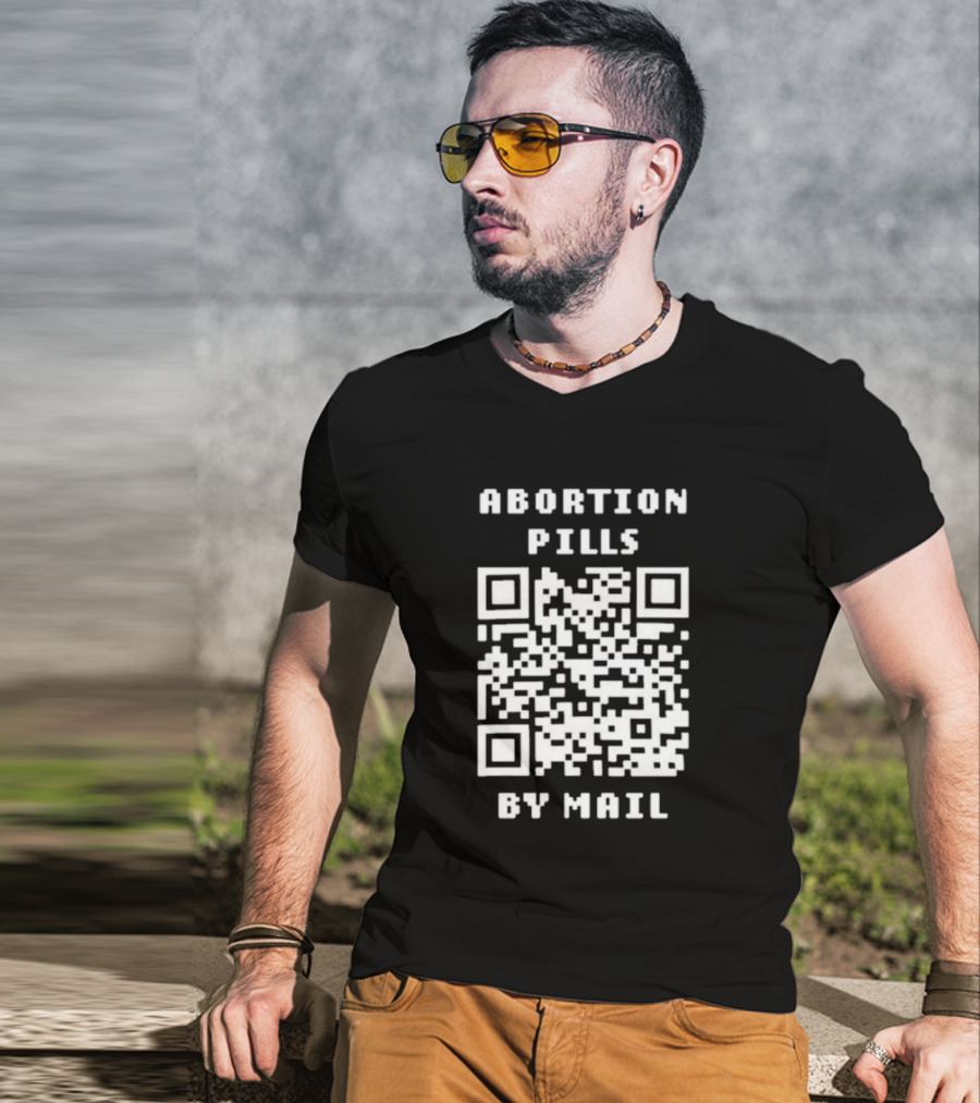 Abortion Pills By Mail QR Code T-Shirt