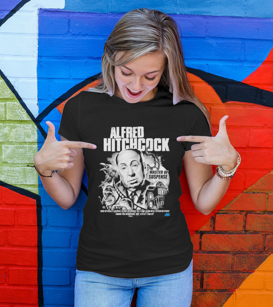 Alfred Hitchcock Master Of Suspense Psycho Restocks June 12th Licensed Tee 11AM CST T-Shirt