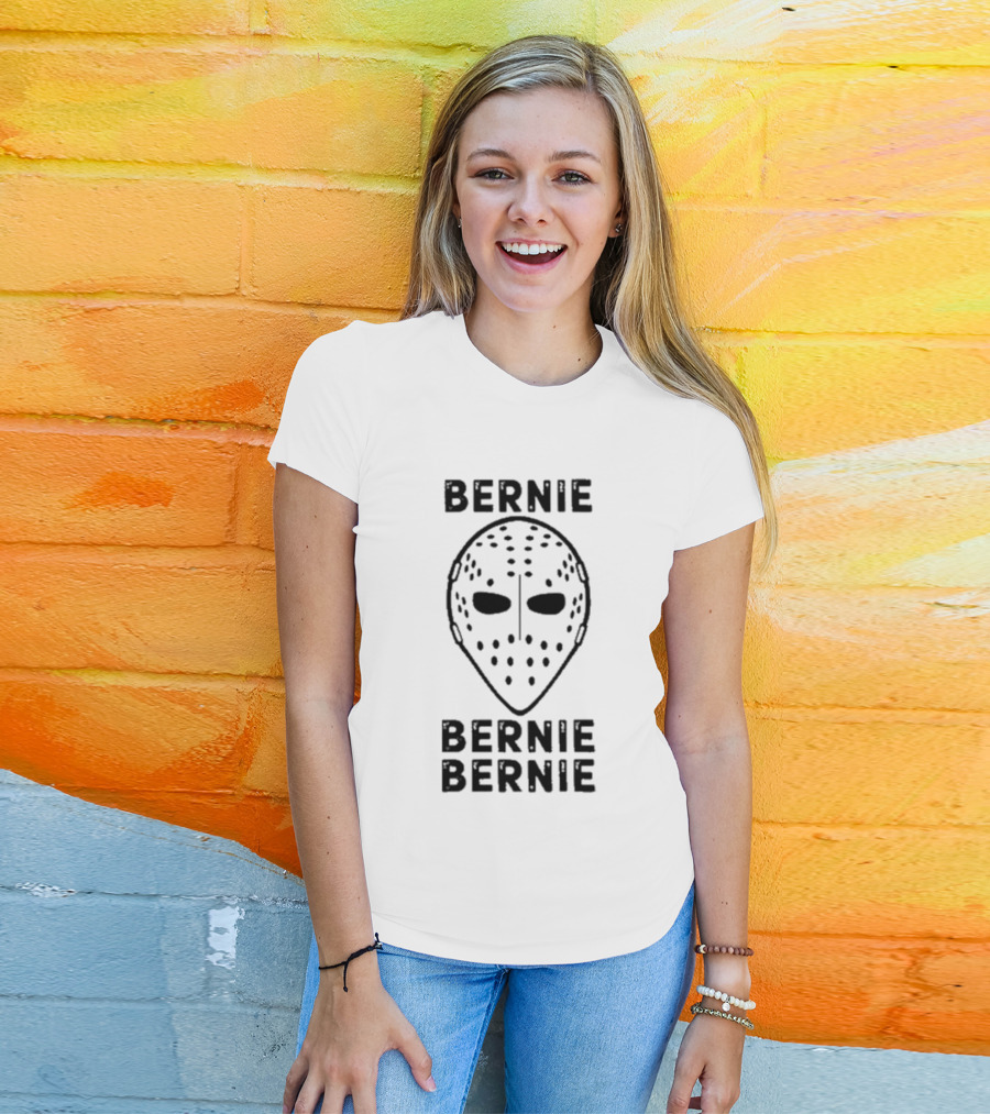 BERNIE BERNIE BERNIE Hockey Mask T-Shirt