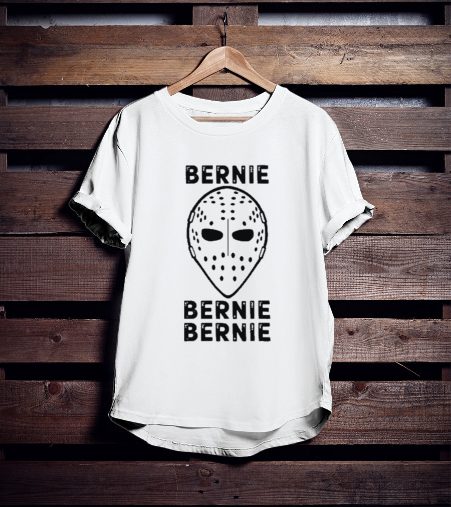 BERNIE BERNIE BERNIE Hockey Mask T-Shirt