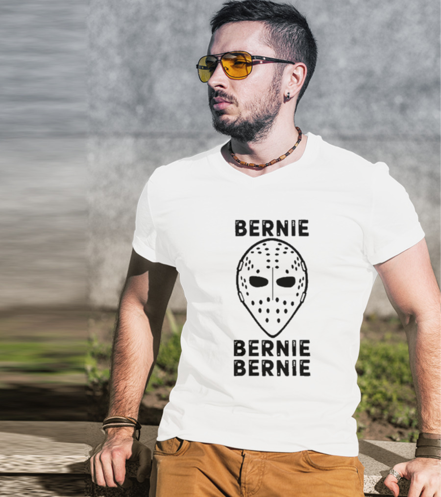 BERNIE BERNIE BERNIE Hockey Mask T-Shirt
