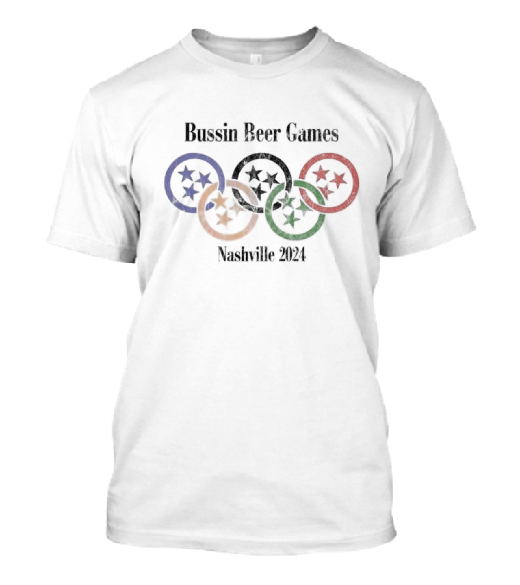 Bussin’ With The Boys Bussin Beer Games Nashville T-Shirt