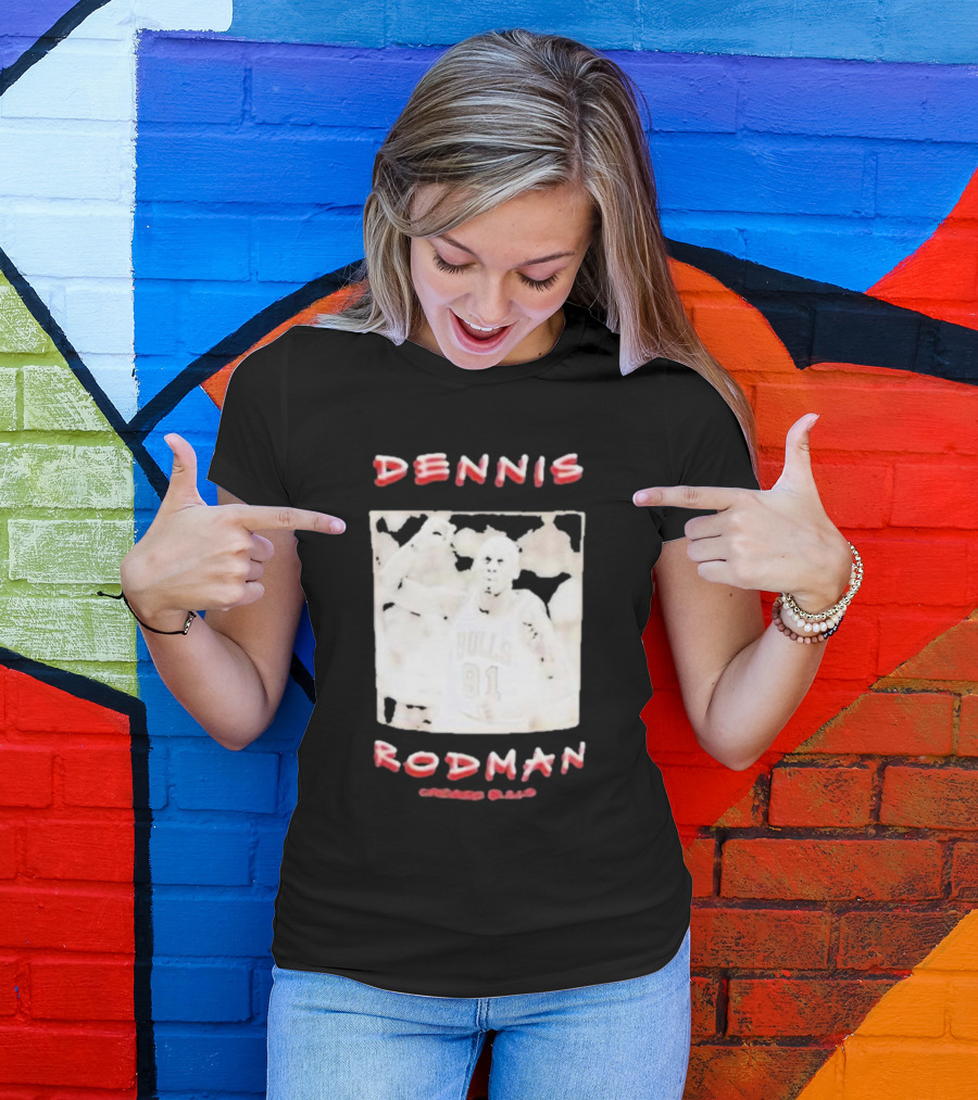 DENNIS RODMAN BULLS 91 CHICAGO BASKETBALL T-Shirt