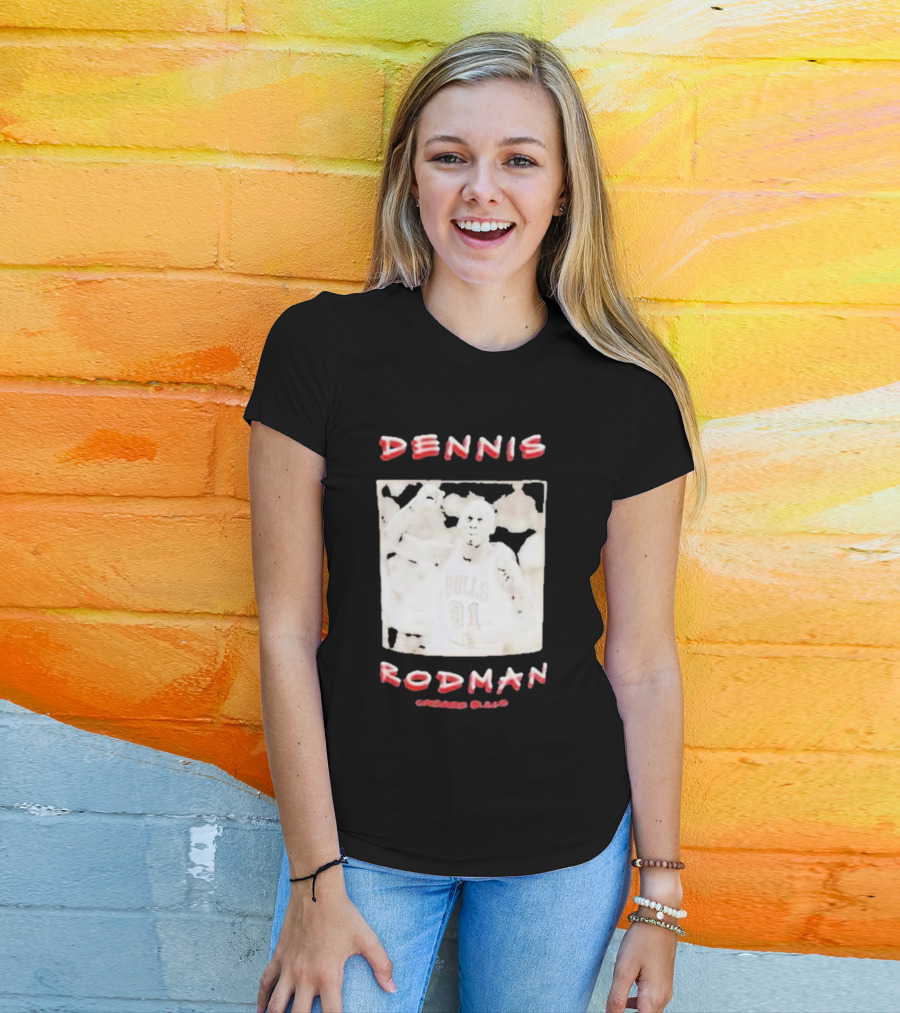 DENNIS RODMAN BULLS 91 CHICAGO BASKETBALL T-Shirt