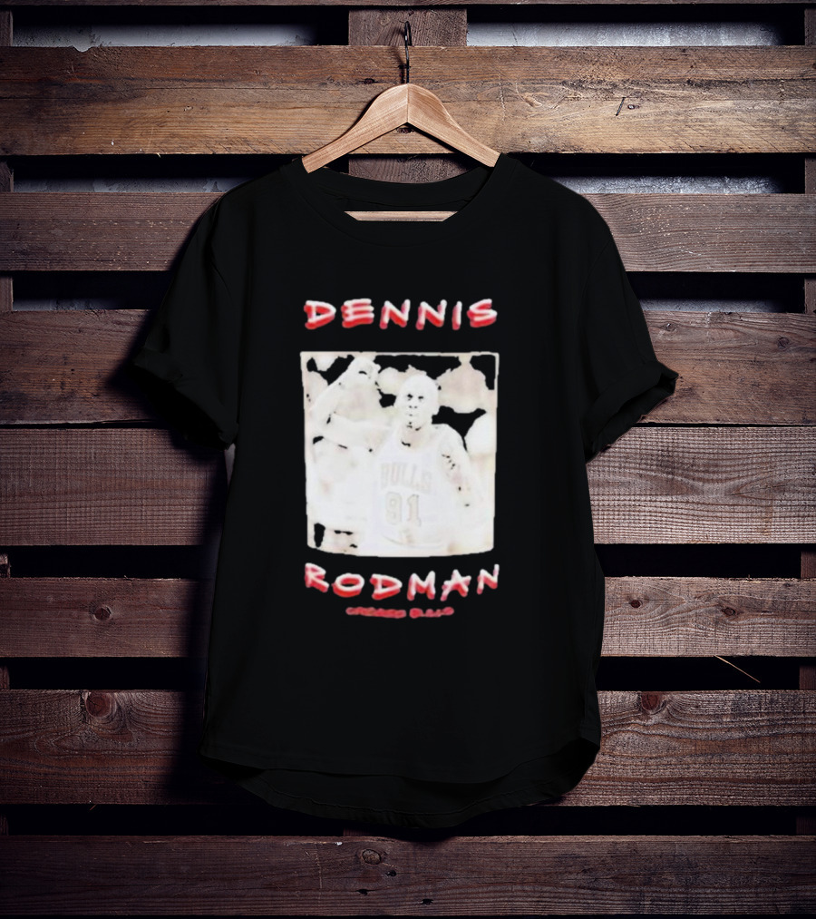 DENNIS RODMAN BULLS 91 CHICAGO BASKETBALL T-Shirt