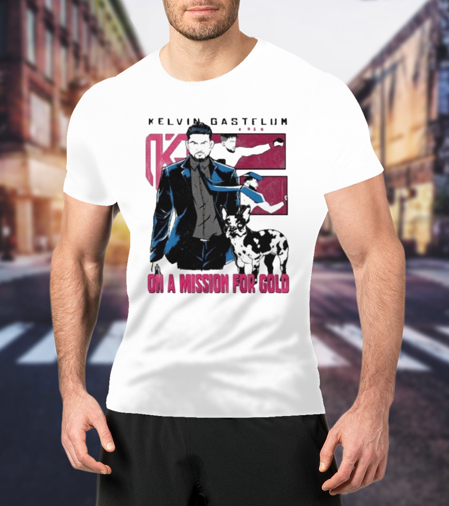 Kelvin Gastelum Wick On A Mission For Gold T-Shirt
