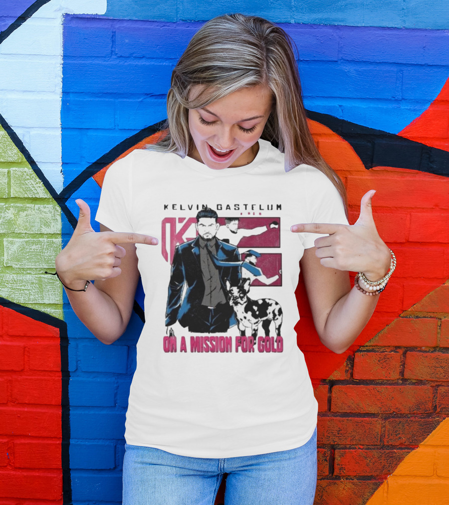 Kelvin Gastelum Wick On A Mission For Gold T-Shirt