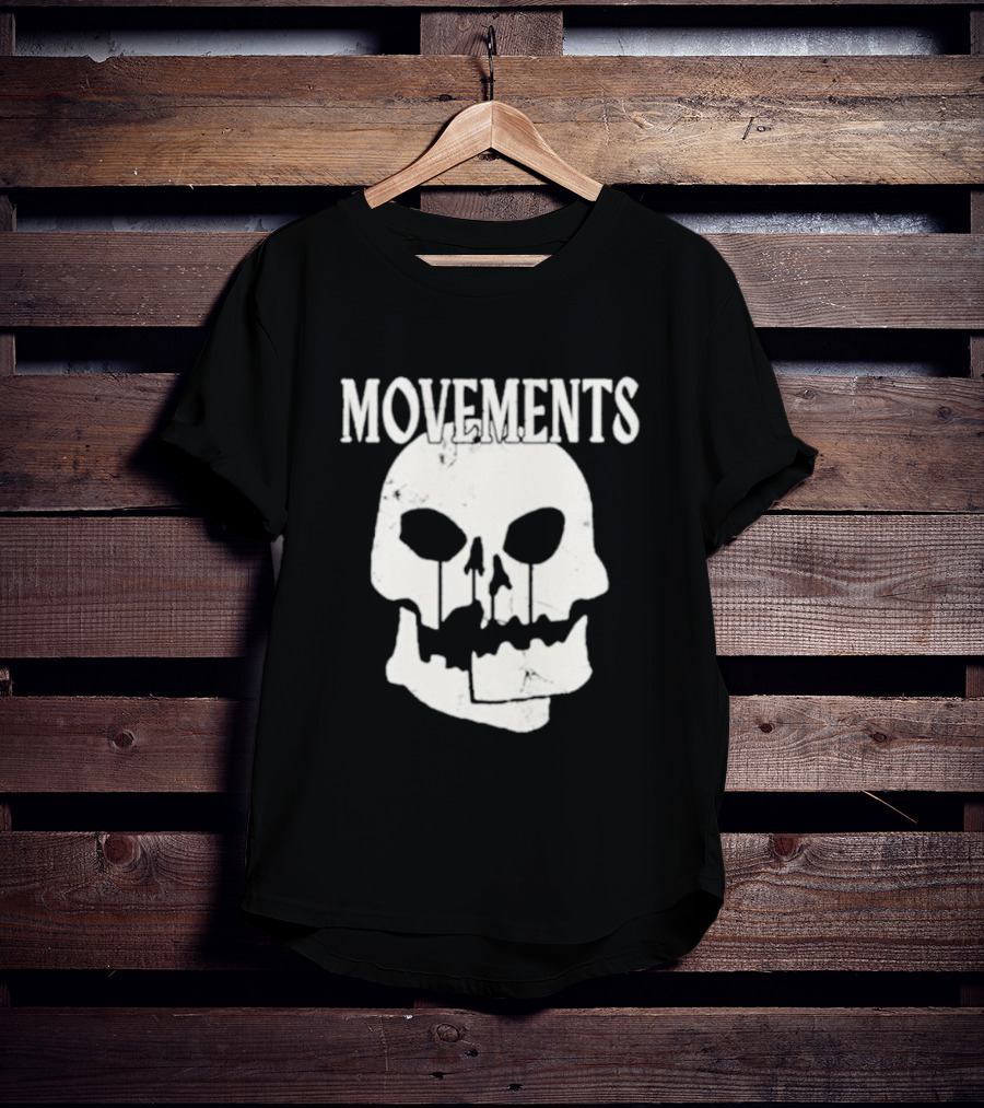 Movements Afraid To Die Skull Graphic Iconic T-Shirt