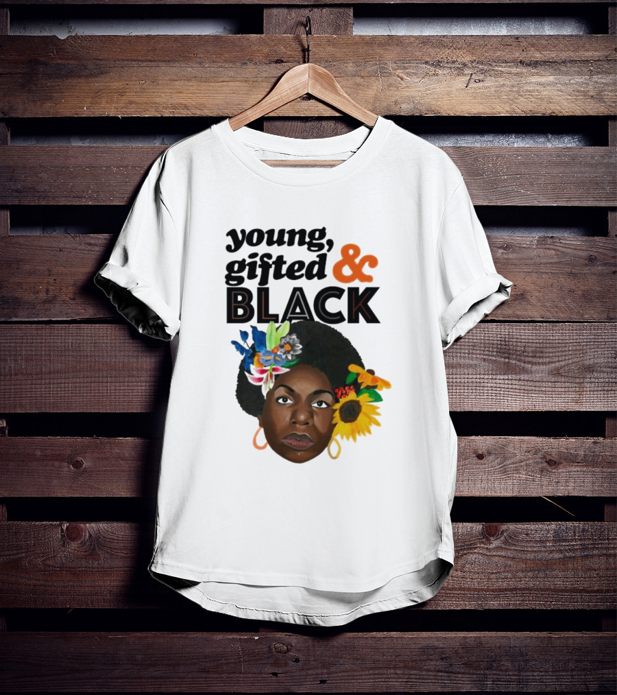 Young Gifted And Black Nina En Printemps T-Shirt
