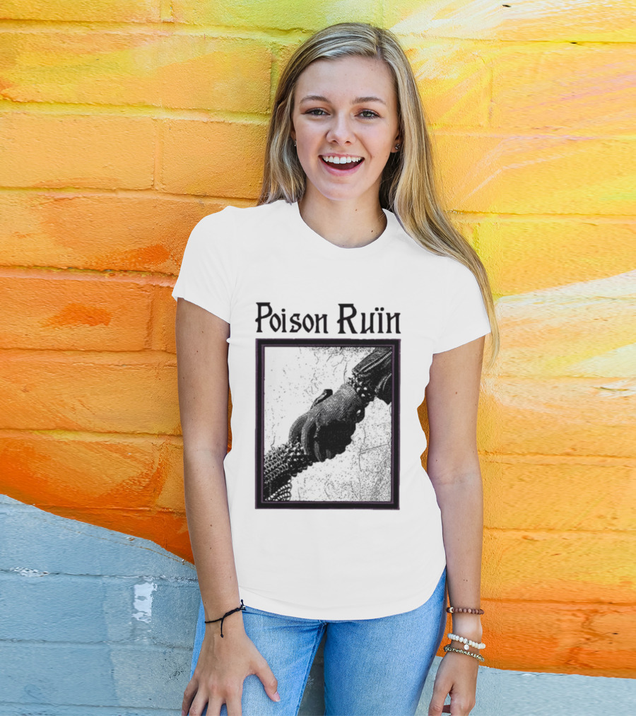 Poison Ruïn Medieval Chainmail Handshake Confrere T-Shirt