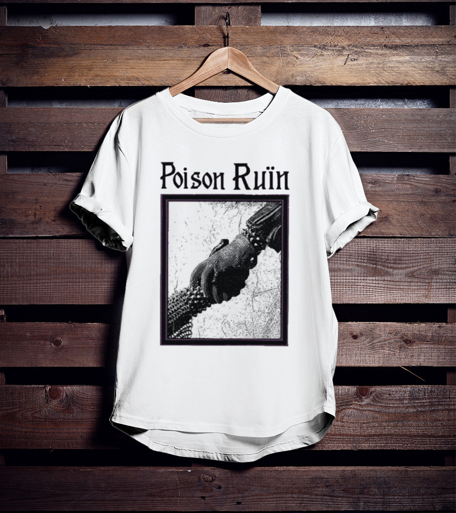 Poison Ruïn Medieval Chainmail Handshake Confrere T-Shirt