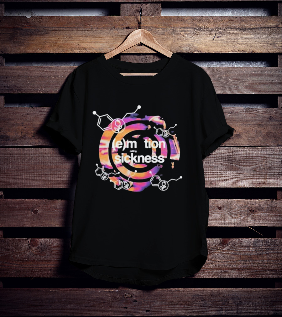 E Motion Sickness With Dine Alone Psychedelic Chemistry Vibes T-Shirt
