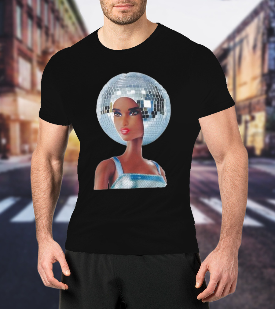 Discodiva Daytrip Ready Mirror Ball Glam Elegance T-Shirt