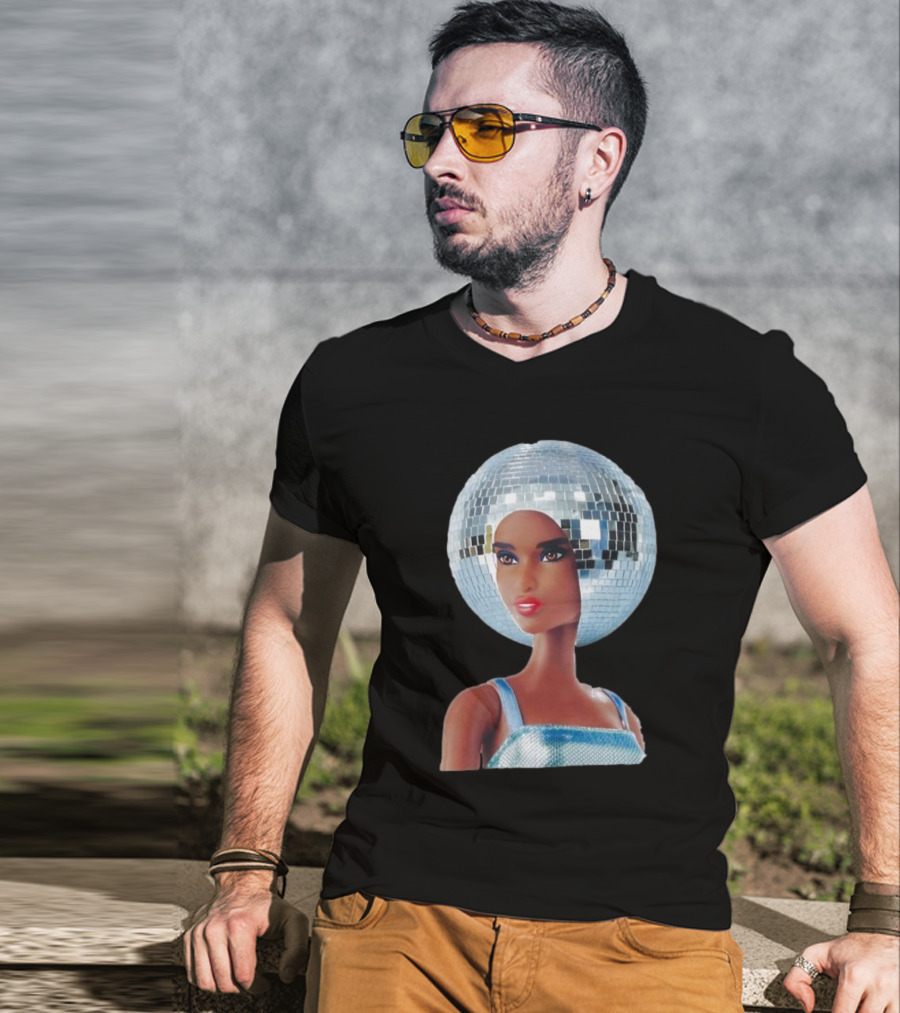 Discodiva Daytrip Ready Mirror Ball Glam Elegance T-Shirt