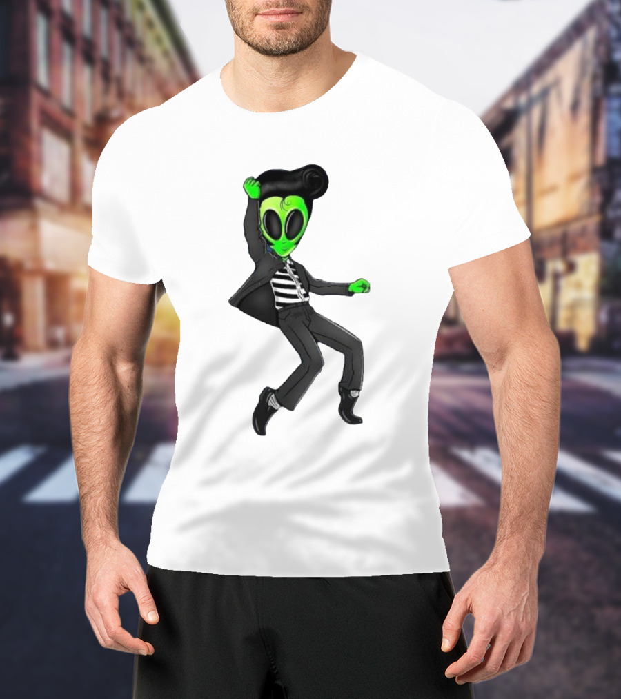 Jailhouse Rock Alien Elvis Presley Dance T-Shirt