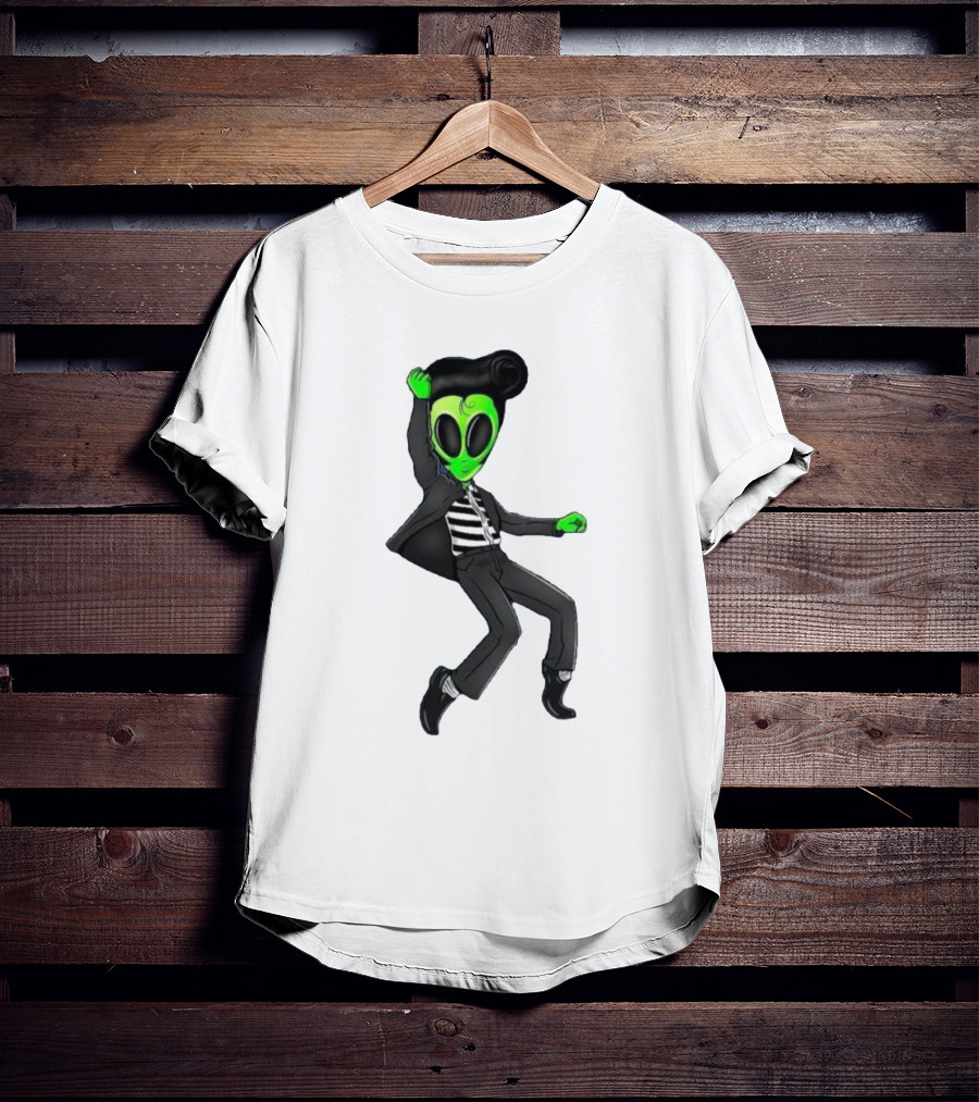 Jailhouse Rock Alien Elvis Presley Dance T-Shirt