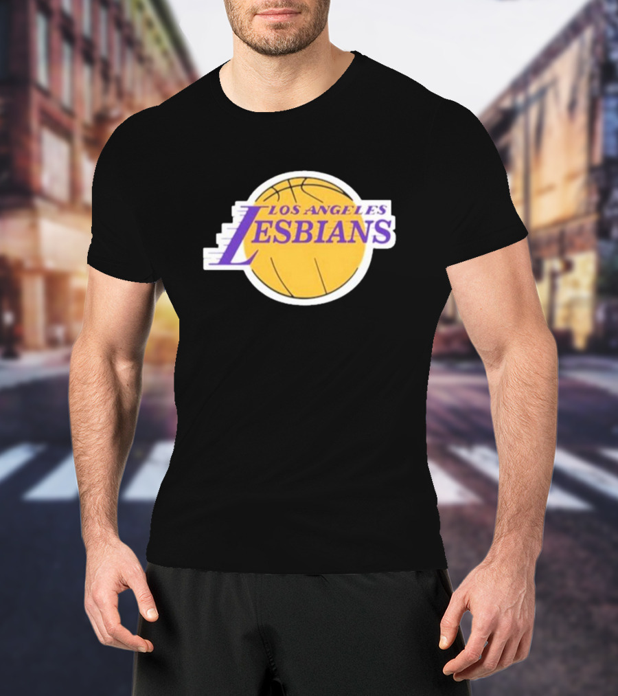 Lakeyia Brown Los Angeles Lesbians Basketball Logo Lakers T-Shirt