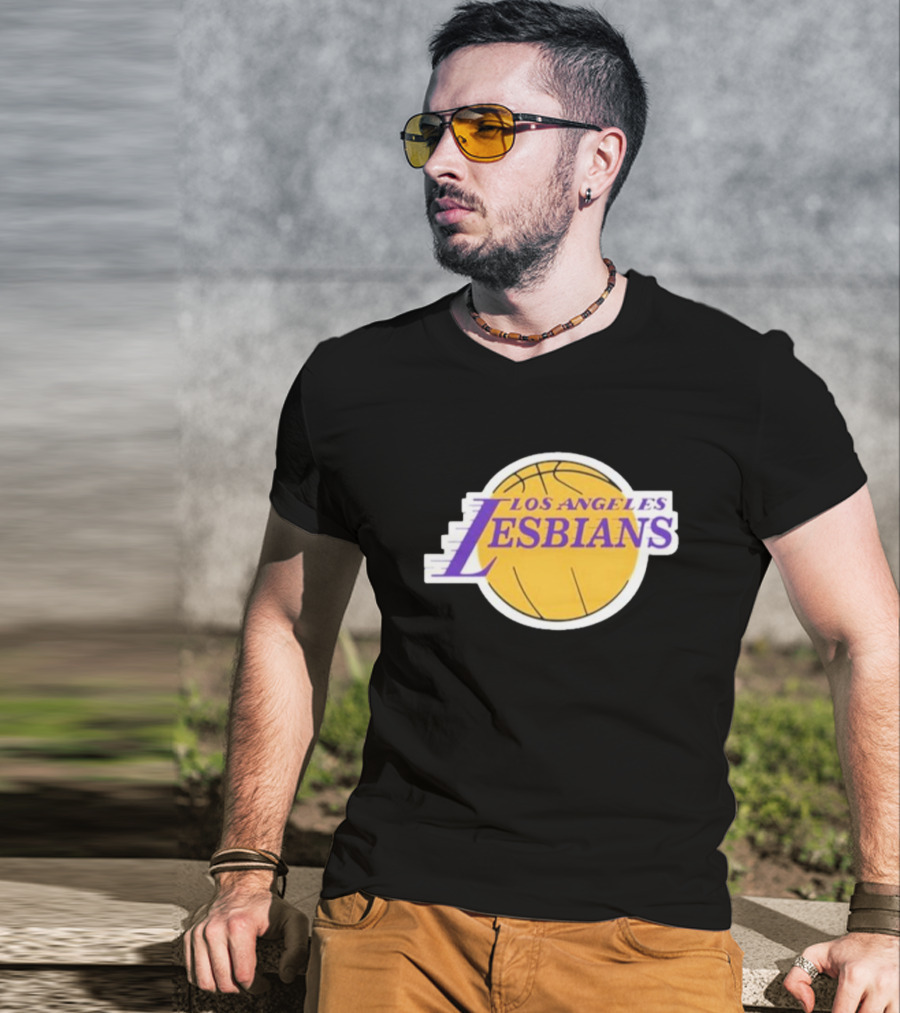 Lakeyia Brown Los Angeles Lesbians Basketball Logo Lakers T-Shirt