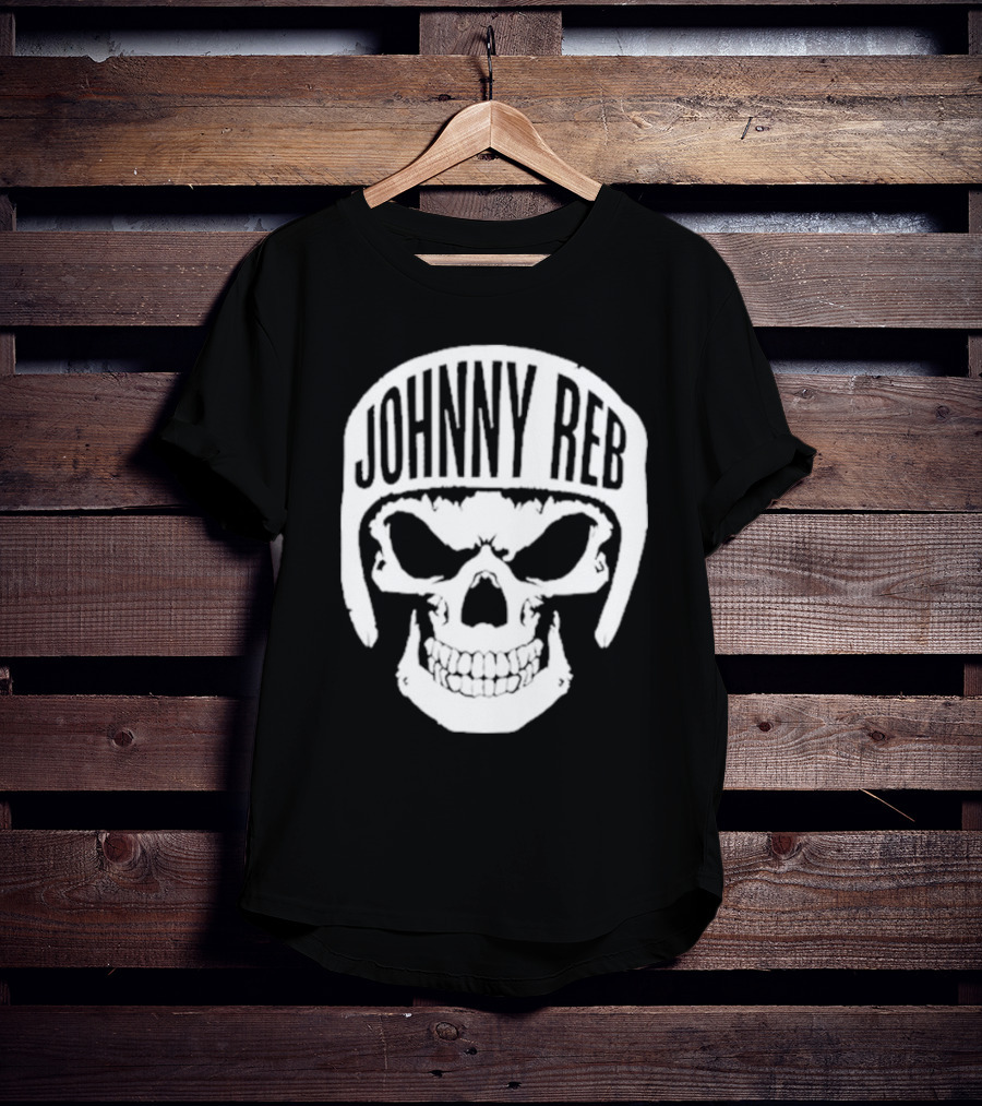 Johnny Reb Skull Helmet Classic T-Shirt
