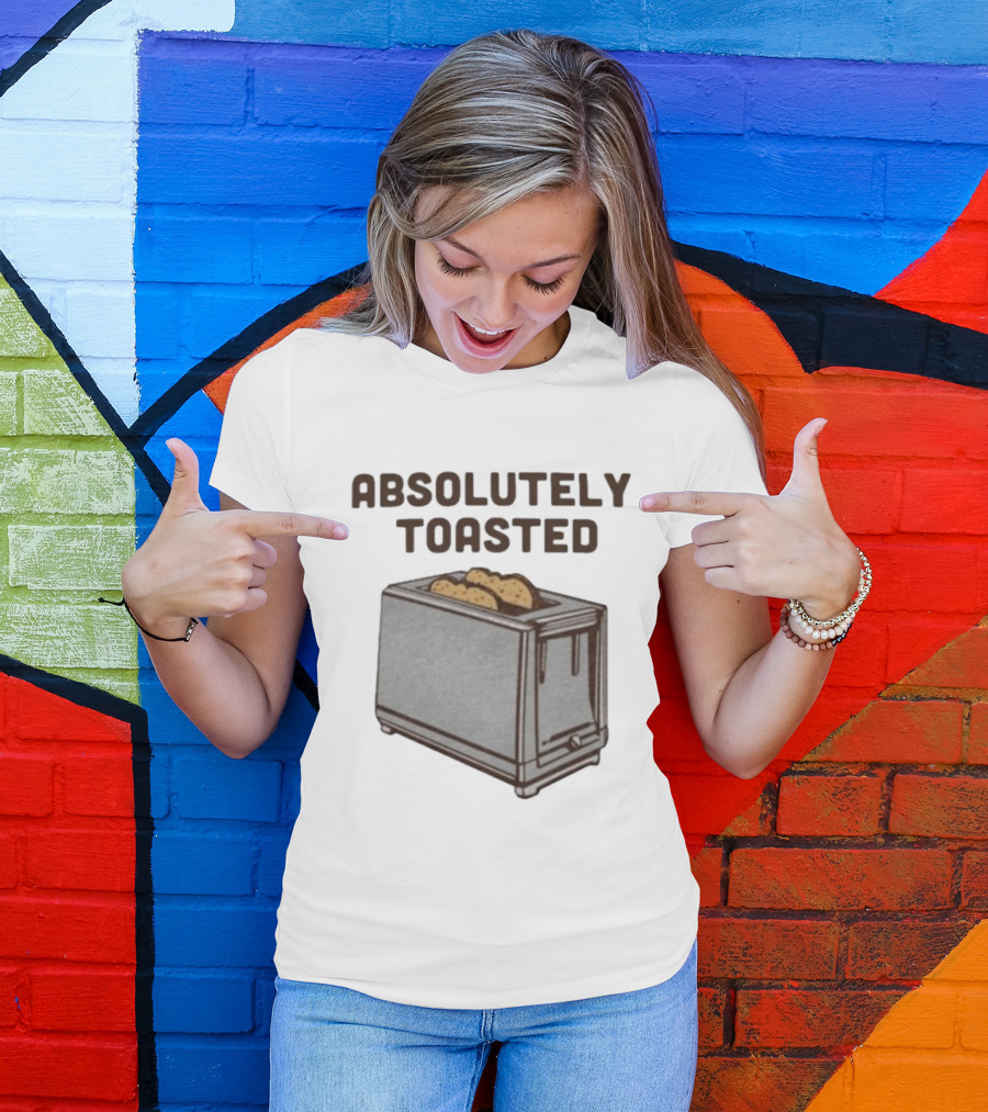 Absolutely Toasted Retro Toaster T-Shirt