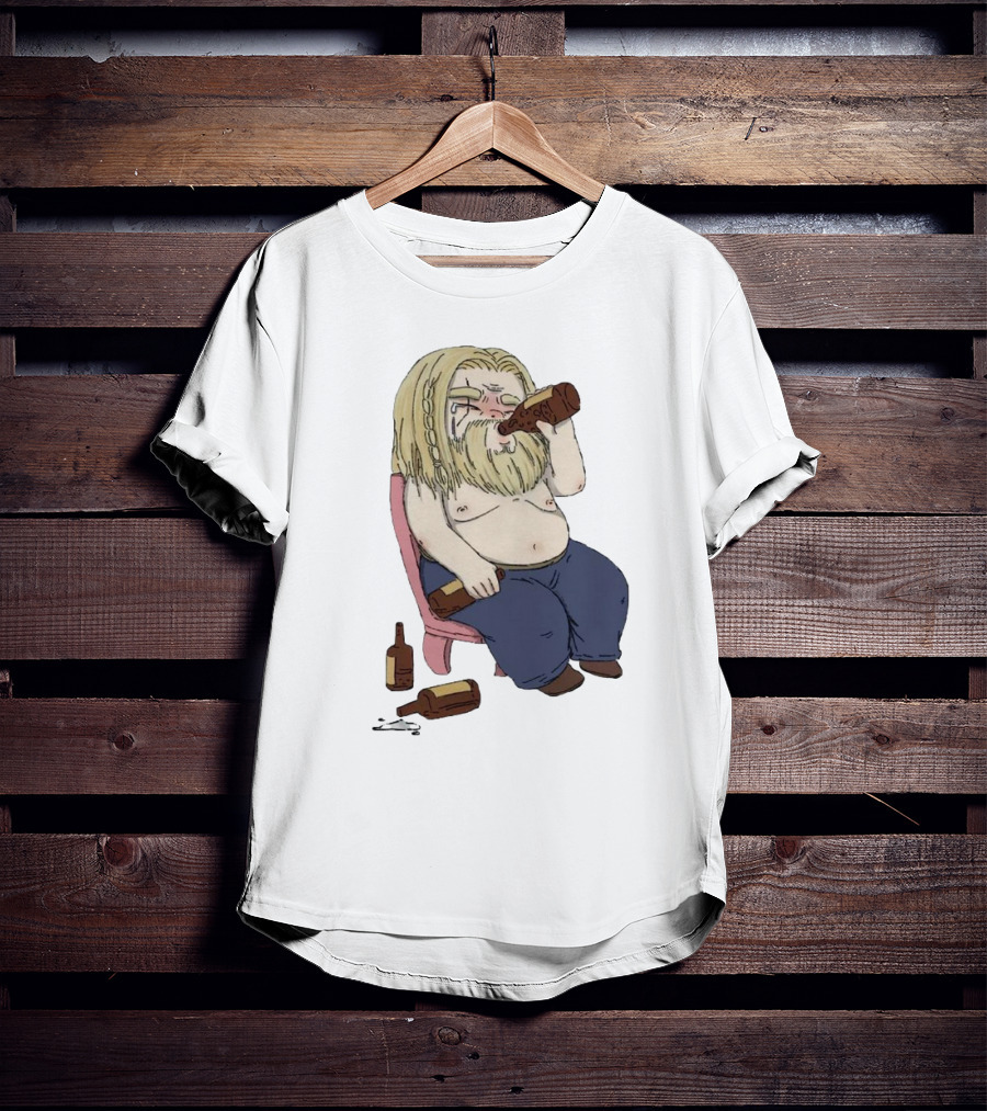 Avengers Endgame Thor Fat Drinking T-Shirt
