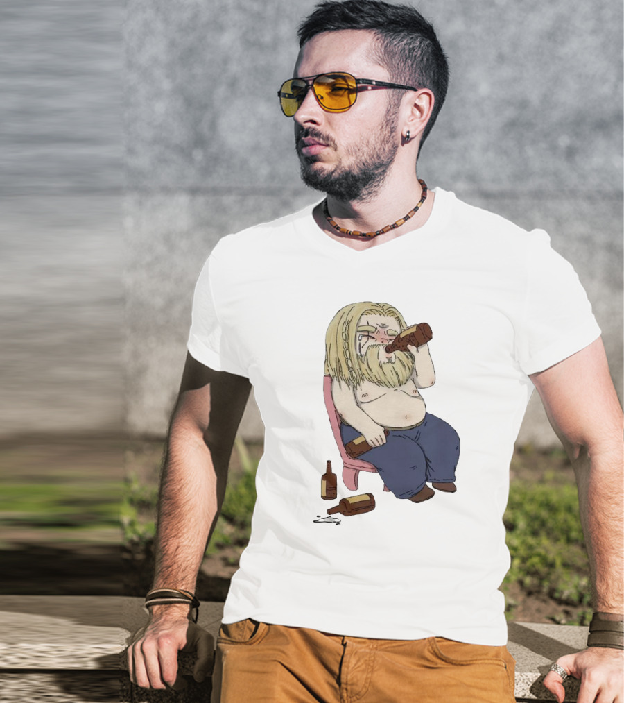 Avengers Endgame Thor Fat Drinking T-Shirt