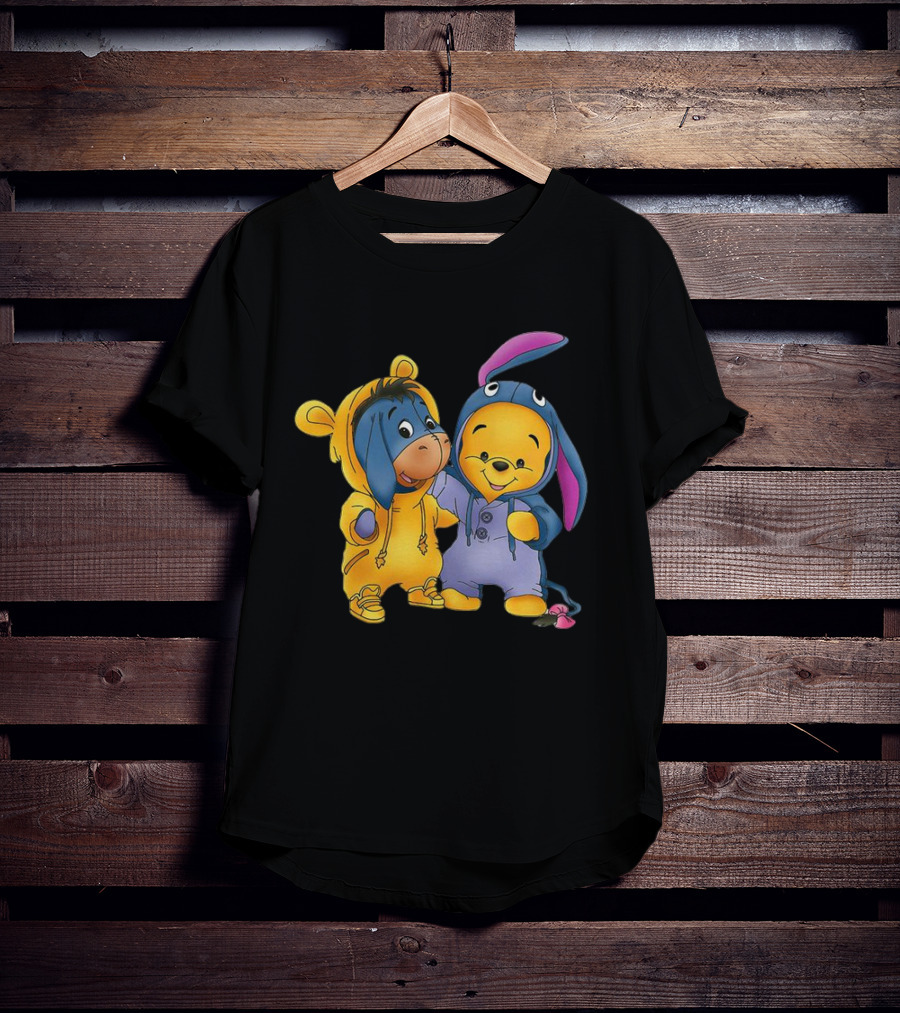 Baby Pooh Eeyore Costume Winnie The Pooh T-Shirt