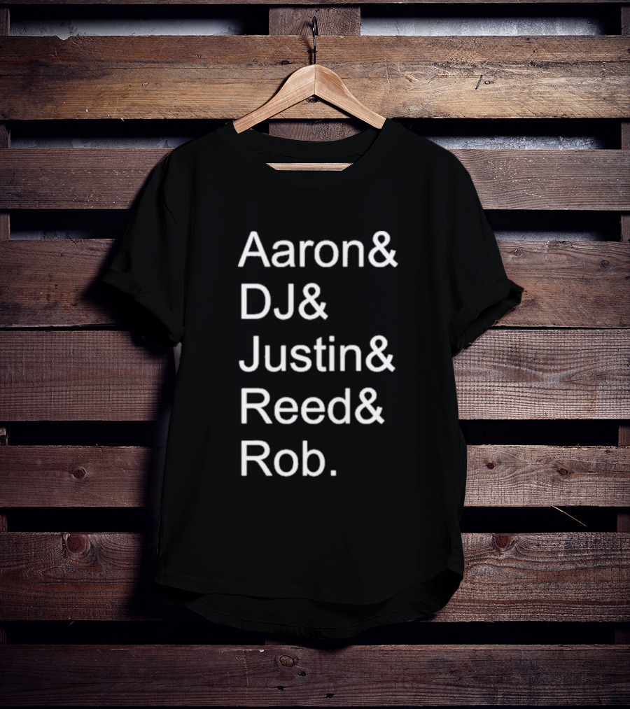 Aaron DJ Justin Reed Rob Icons And Legends T-Shirt