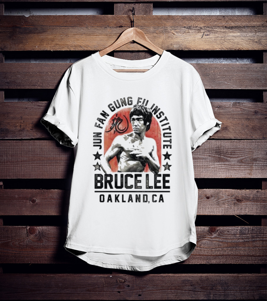 Bruce Lee Jun Fan Gung Fu Institute Oakland CA Martial Arts Legacy T-Shirt