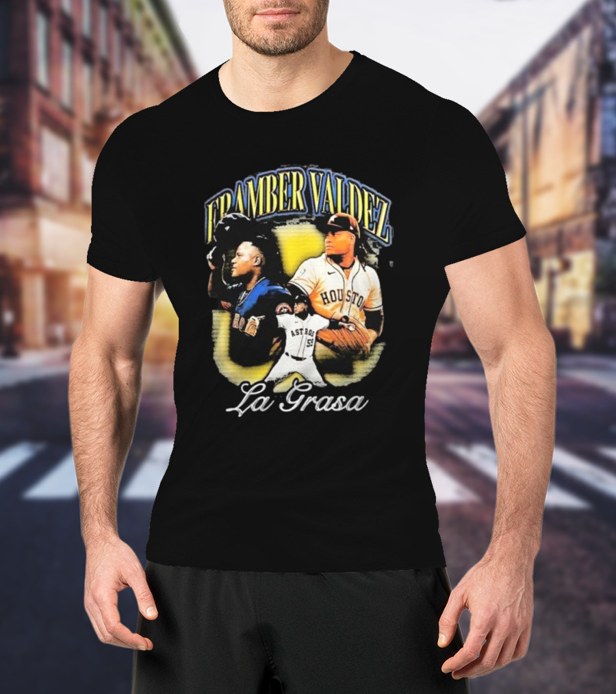Framber Valdez Houston Astros La Grasa T-Shirt