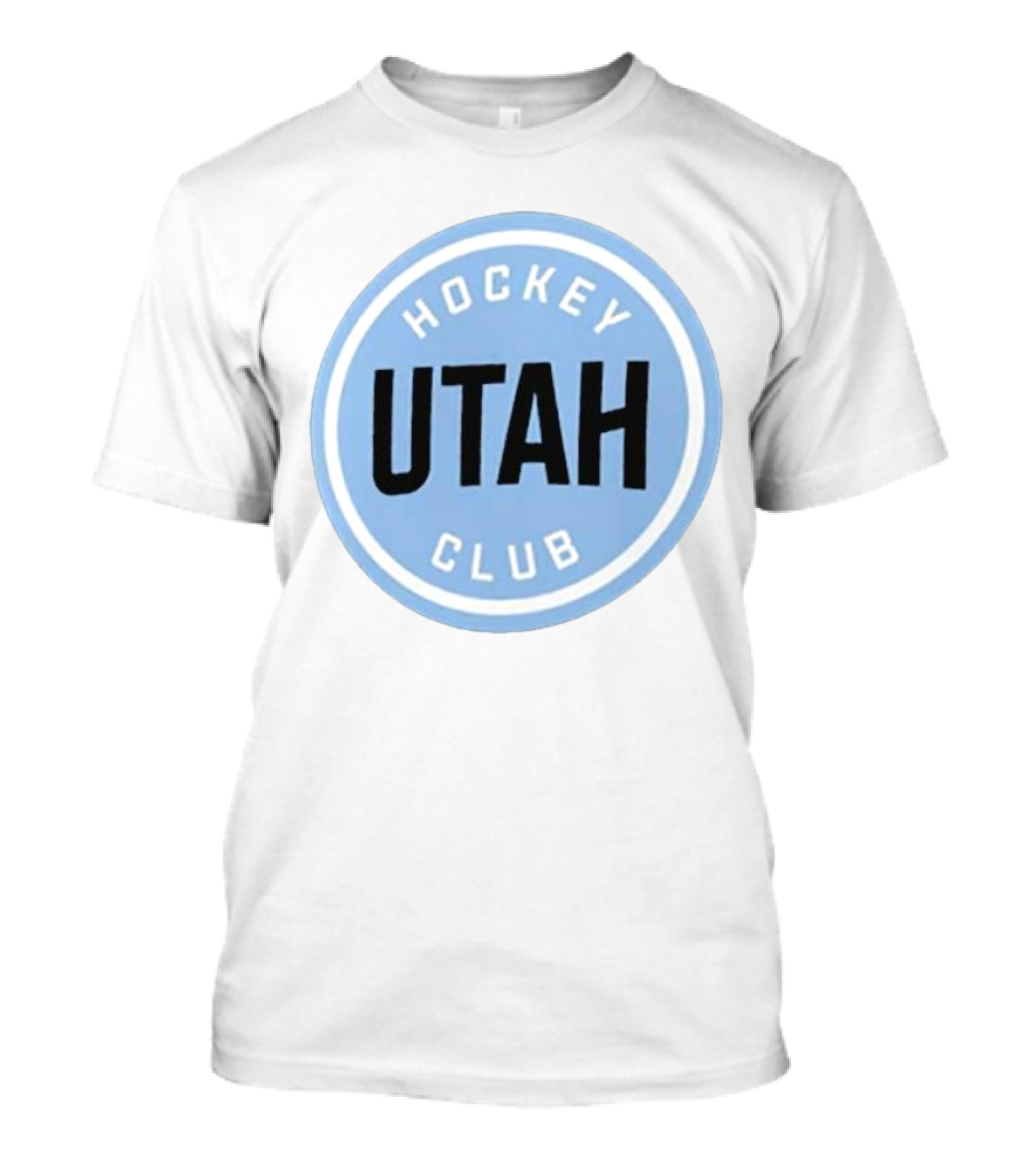 Utah Hockey Club Blue Circular Emblem T-Shirt