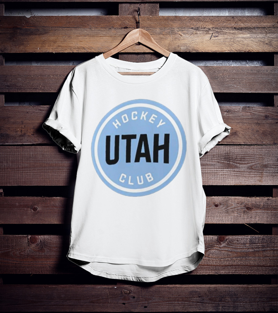 Utah Hockey Club Blue Circular Emblem T-Shirt