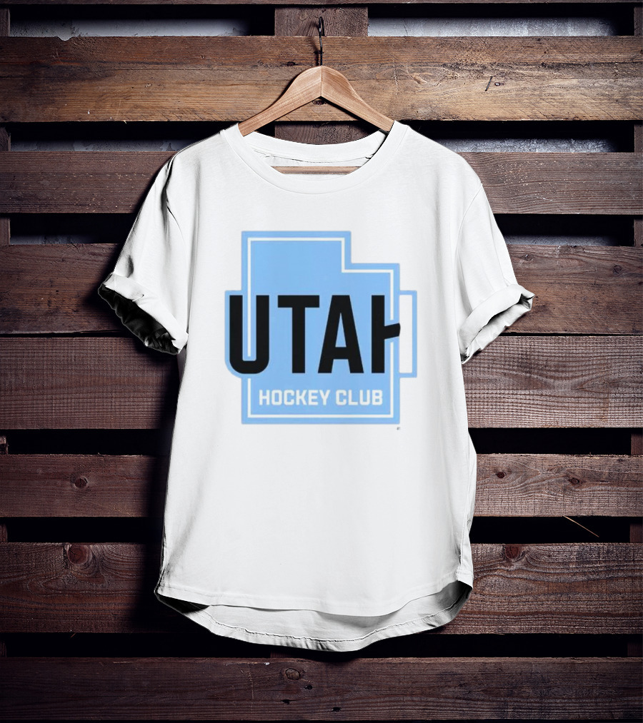 Utah Hockey Club Logo With State Outline T-Shirt