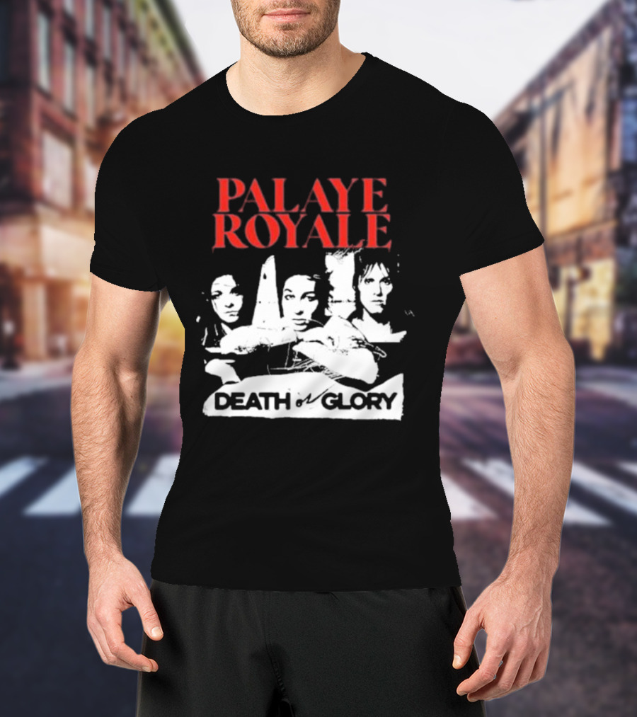 Palaye Royale Death Or Glory Band Member Portrait Trio T-Shirt