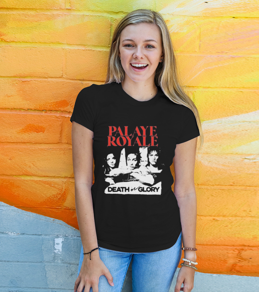 Palaye Royale Death Or Glory Band Member Portrait Trio T-Shirt