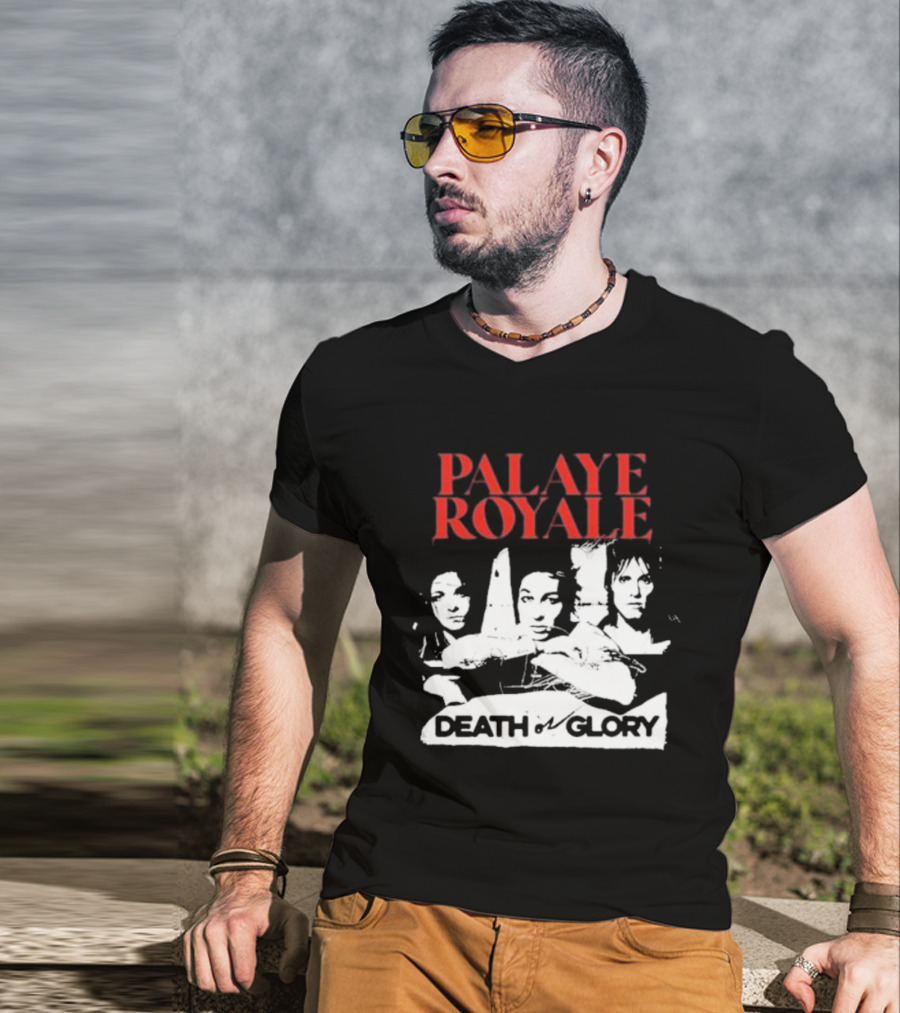 Palaye Royale Death Or Glory Band Member Portrait Trio T-Shirt