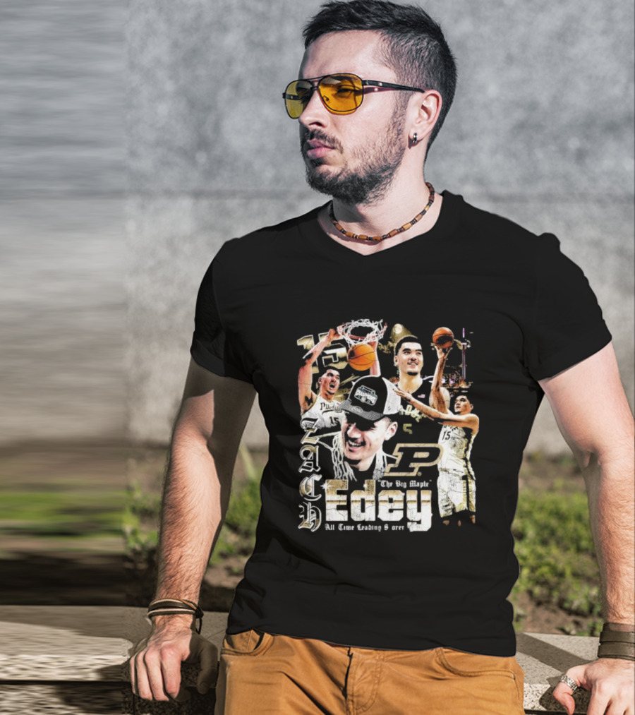 Zach Edey The Big Maple Purdue All Time Leading Scorer T-Shirt