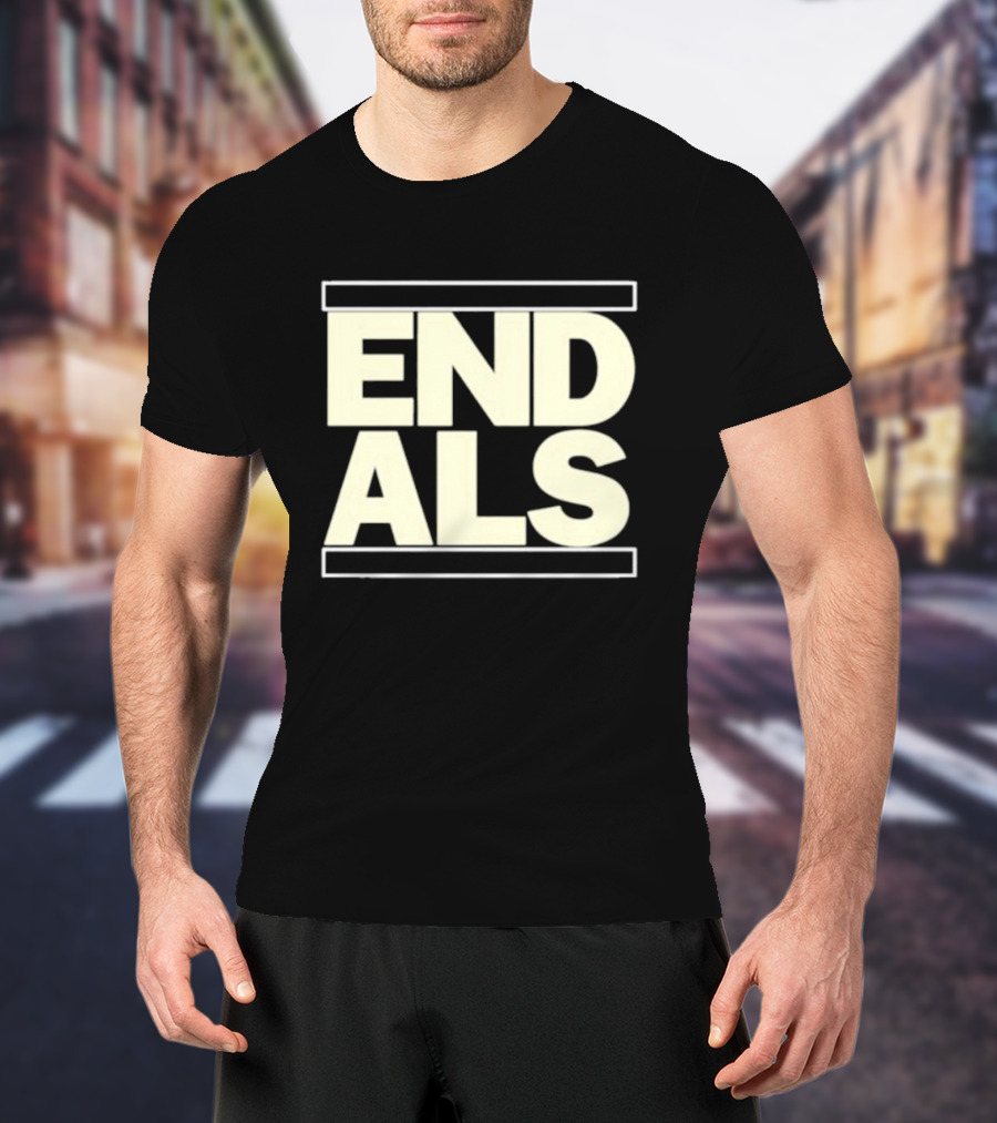 Torey Lovullo Supporting Awareness With End ALS Message T-Shirt