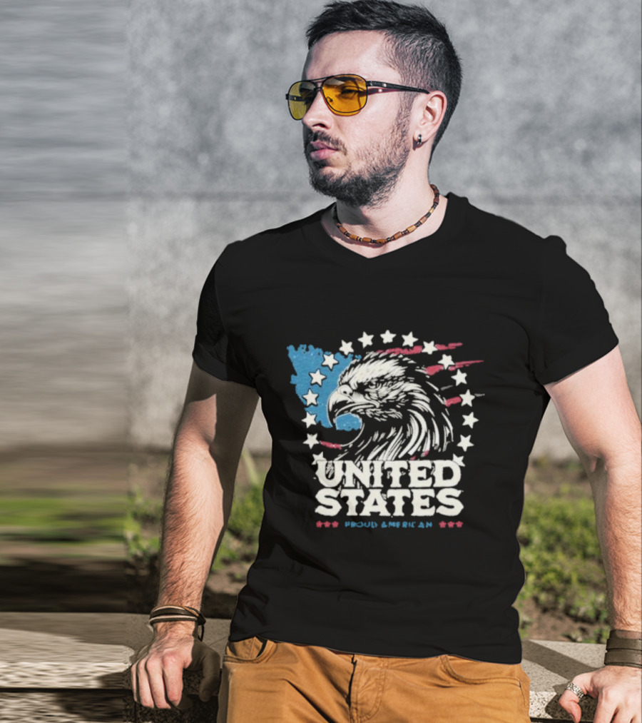 United States Proud American Eagle T-Shirt